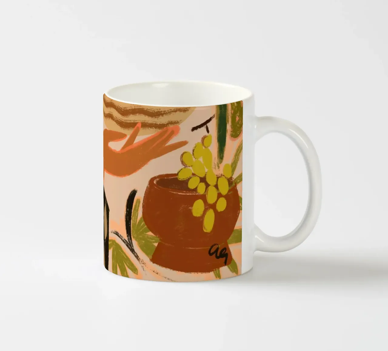 The Power of One ceramic mug by Arty Guava