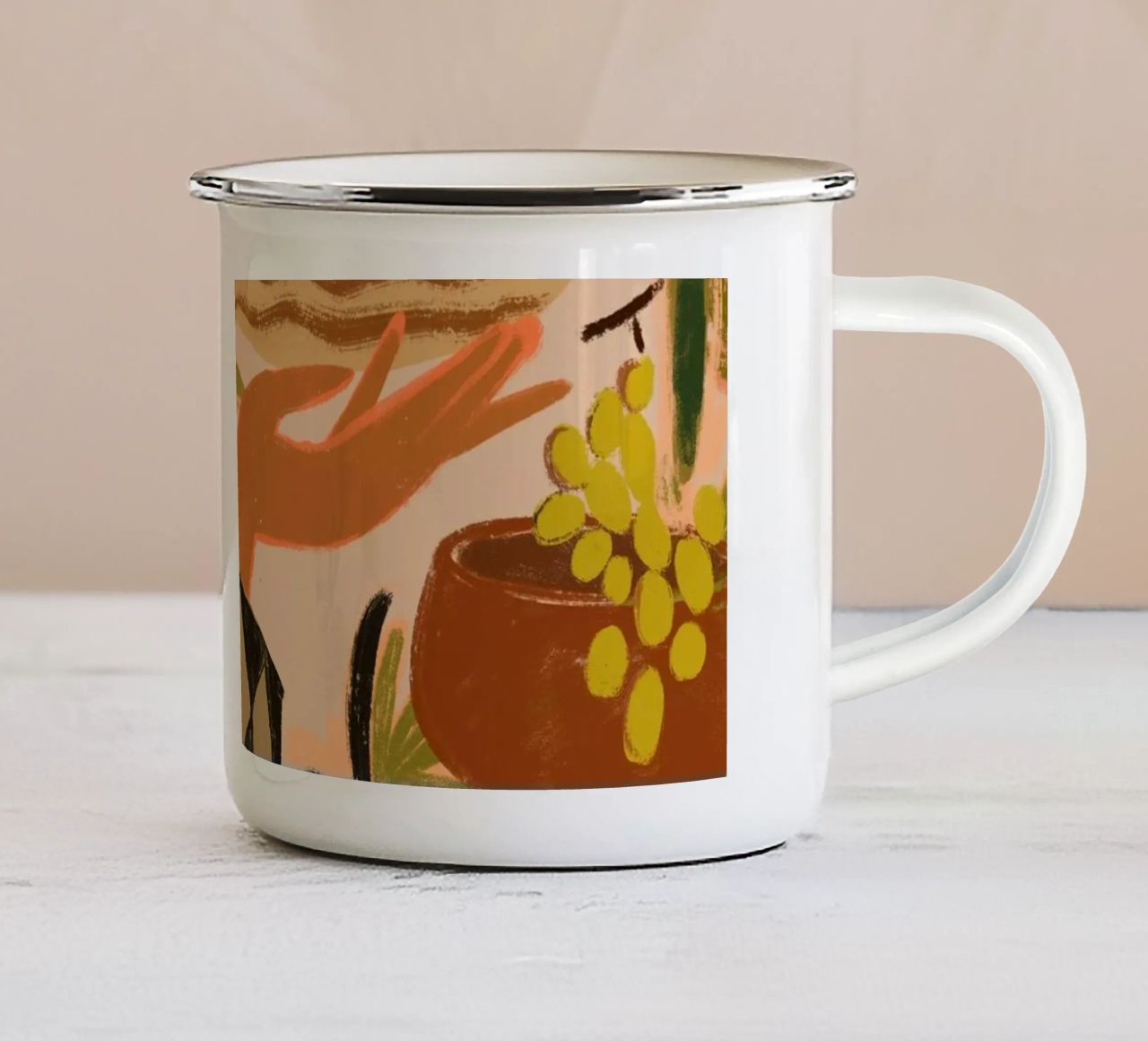 The Power of One tazza in smalto da Arty Guava