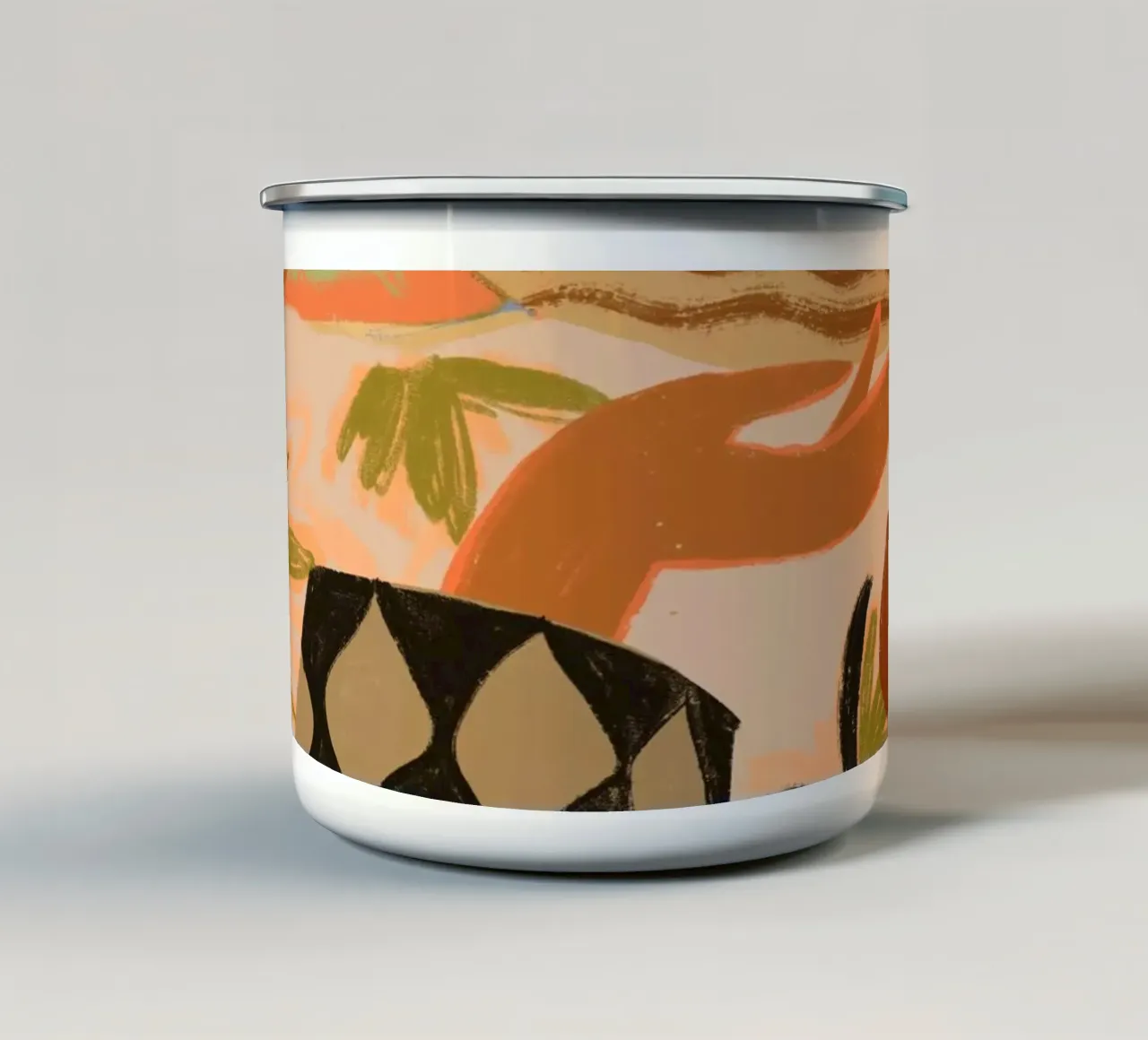 The Power of One enamel mug by Arty Guava