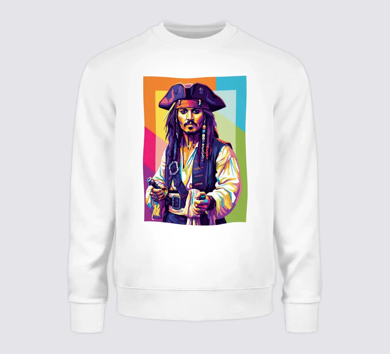 Jack Sparrow - Johnny Depp #4 felpa da Hantamrata