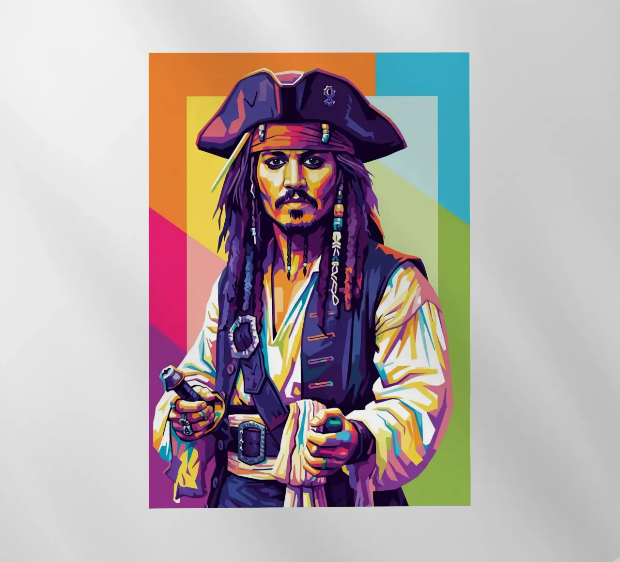 Jack Sparrow - Johnny Depp #4 pellicola backlit da Hantamrata