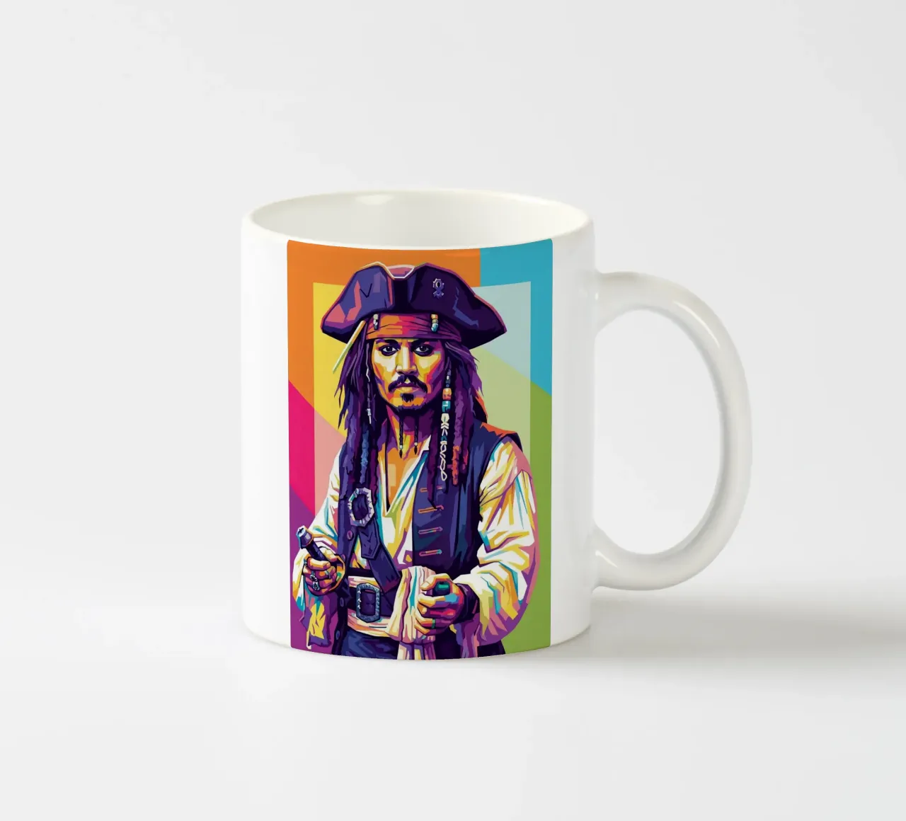 Jack Sparrow - Johnny Depp #4 tazza in ceramica da Hantamrata