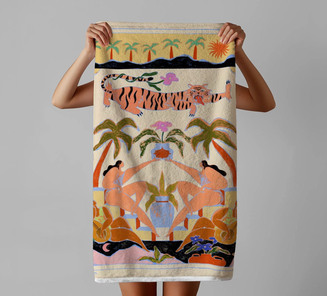 Tropical Serenade towel by Arty Guava