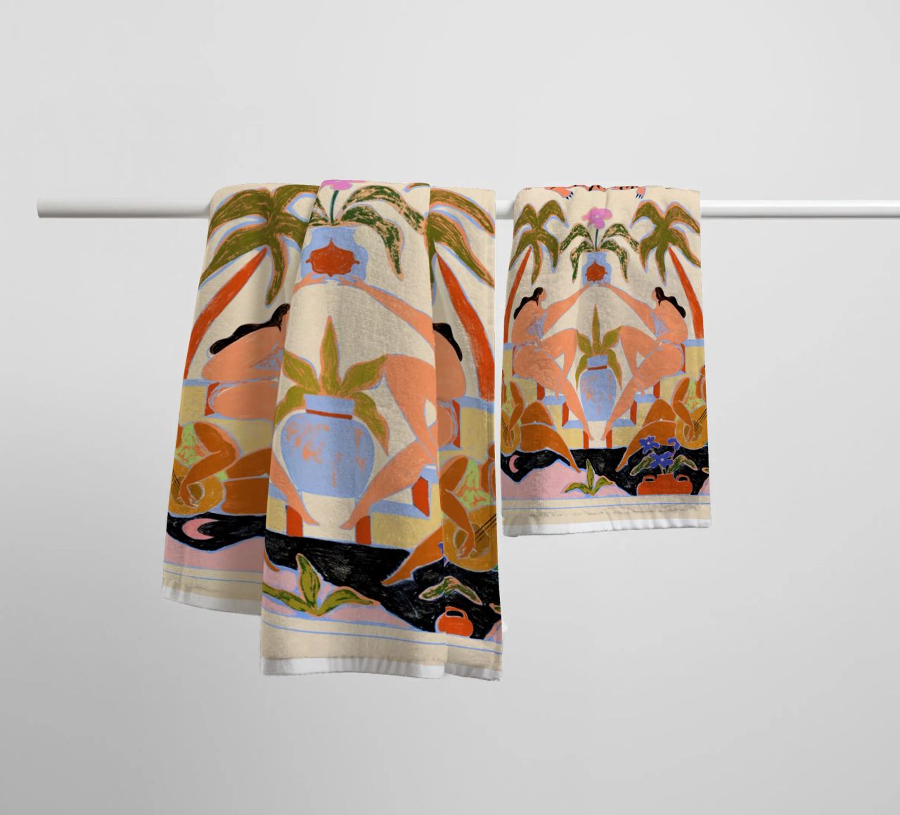 Tropical Serenade towel by Arty Guava
