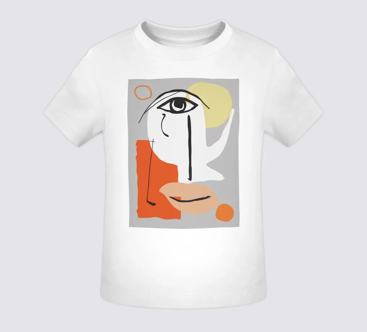Visage in Lines maglietta neonato da Luna Aura