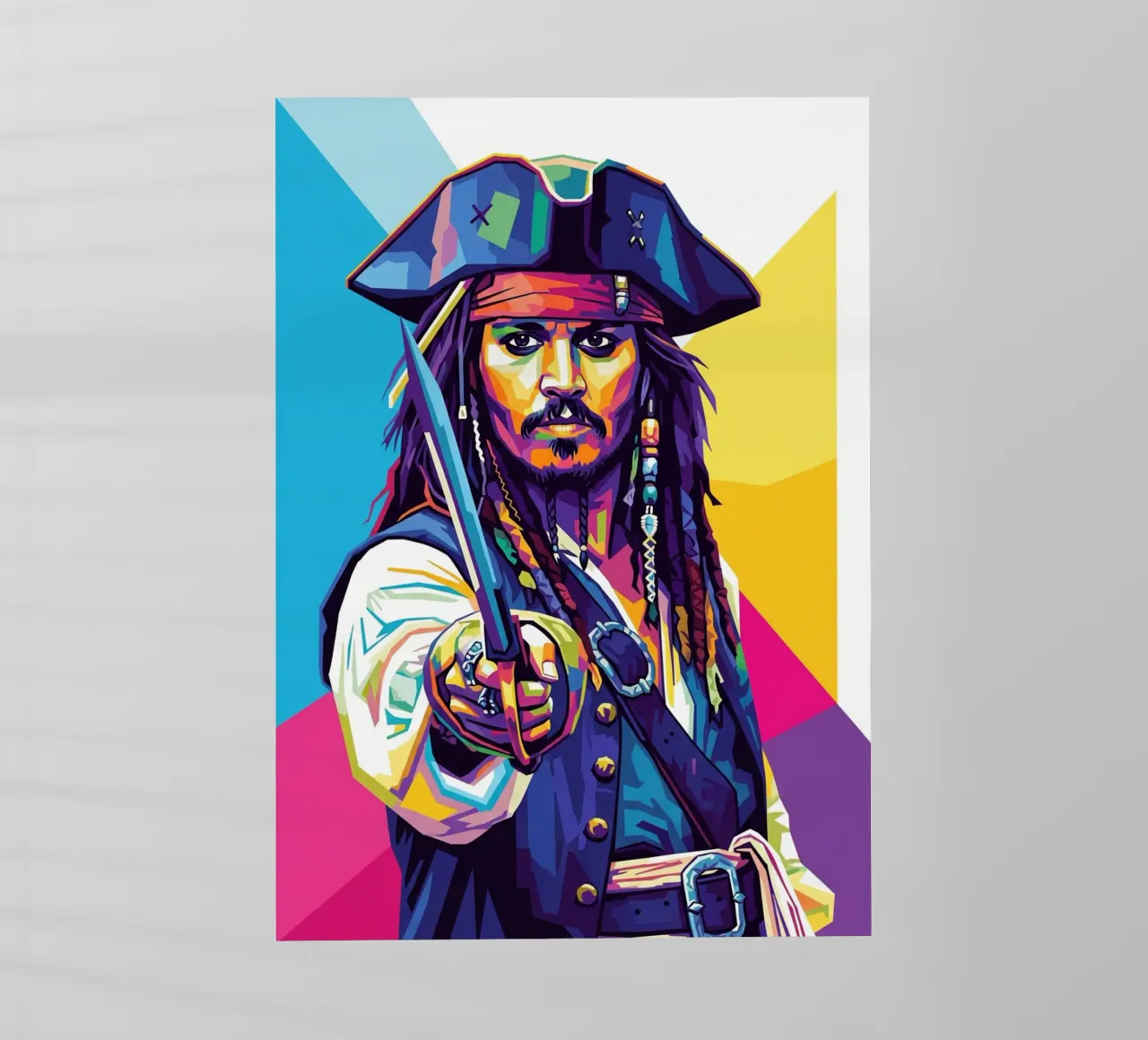 Jack Sparrow - Johnny Depp #5 pellicola backlit da Hantamrata