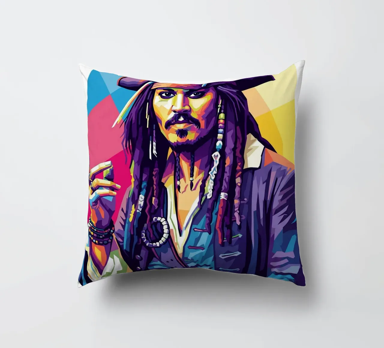 Jack Sparrow - Johnny Depp #6 cuscino da Hantamrata