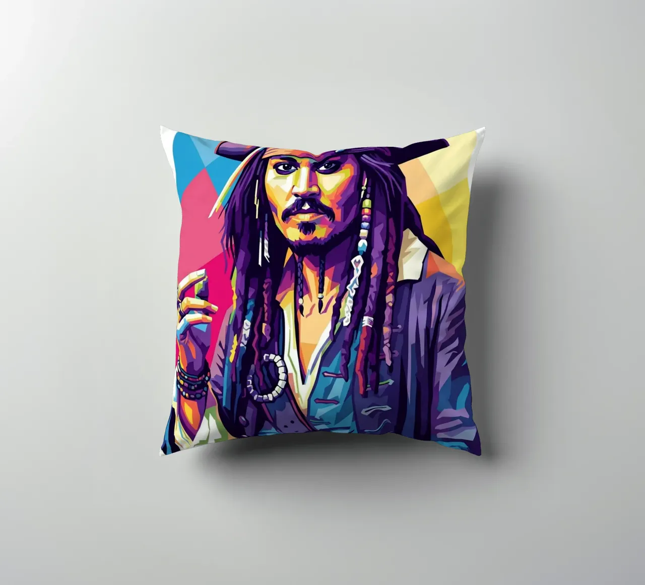 Jack Sparrow - Johnny Depp #6 cuscino da Hantamrata