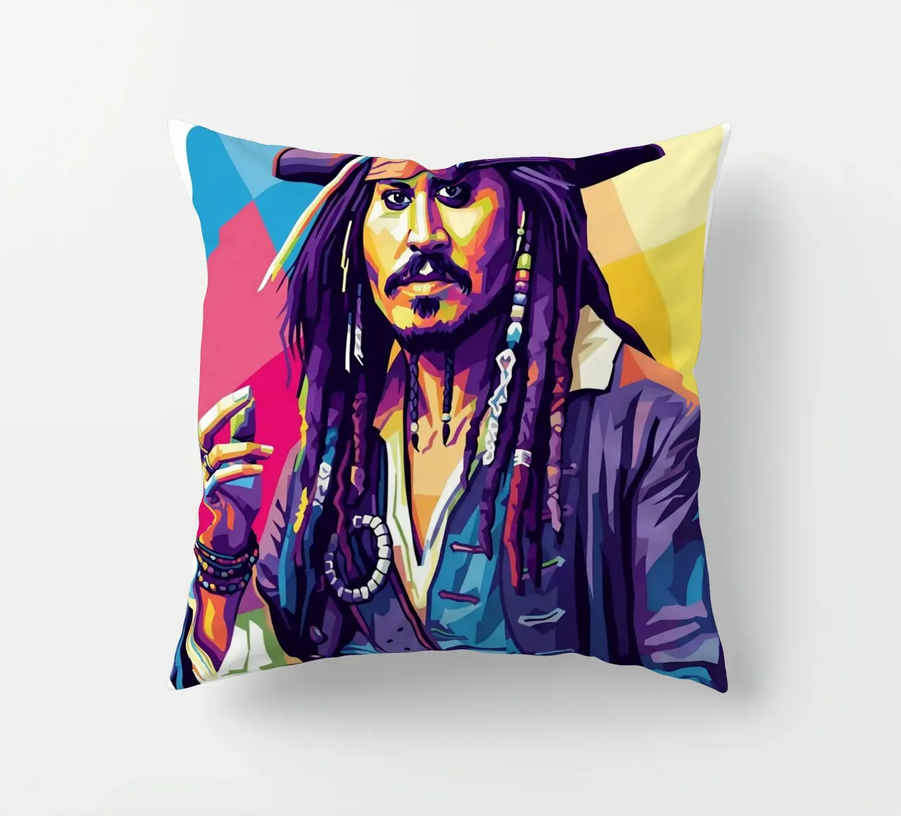 Jack Sparrow - Johnny Depp #6 cuscino da Hantamrata