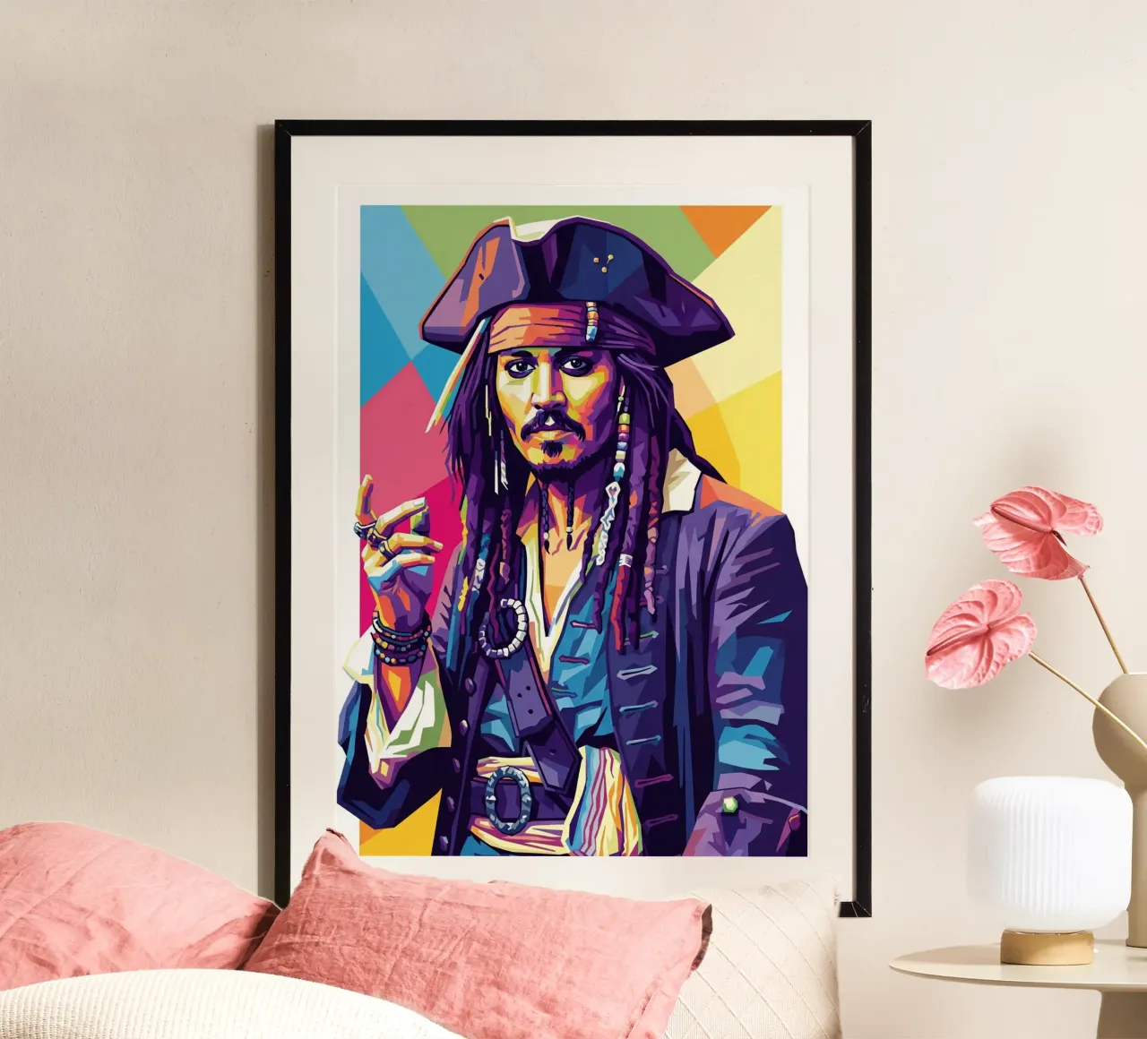 Jack Sparrow - Johnny Depp #6 poster da Hantamrata