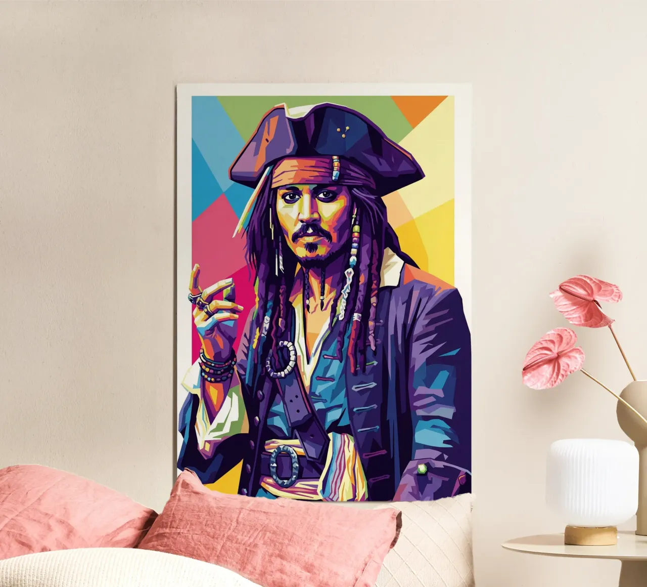 Jack Sparrow - Johnny Depp #6 poster da Hantamrata