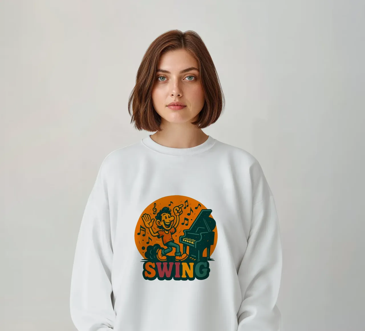 SWING ... felpa da Vintage Van Gogh