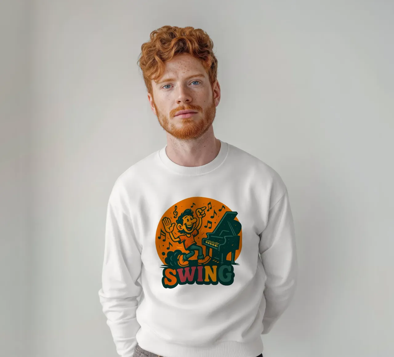 SWING ... felpa da Vintage Van Gogh