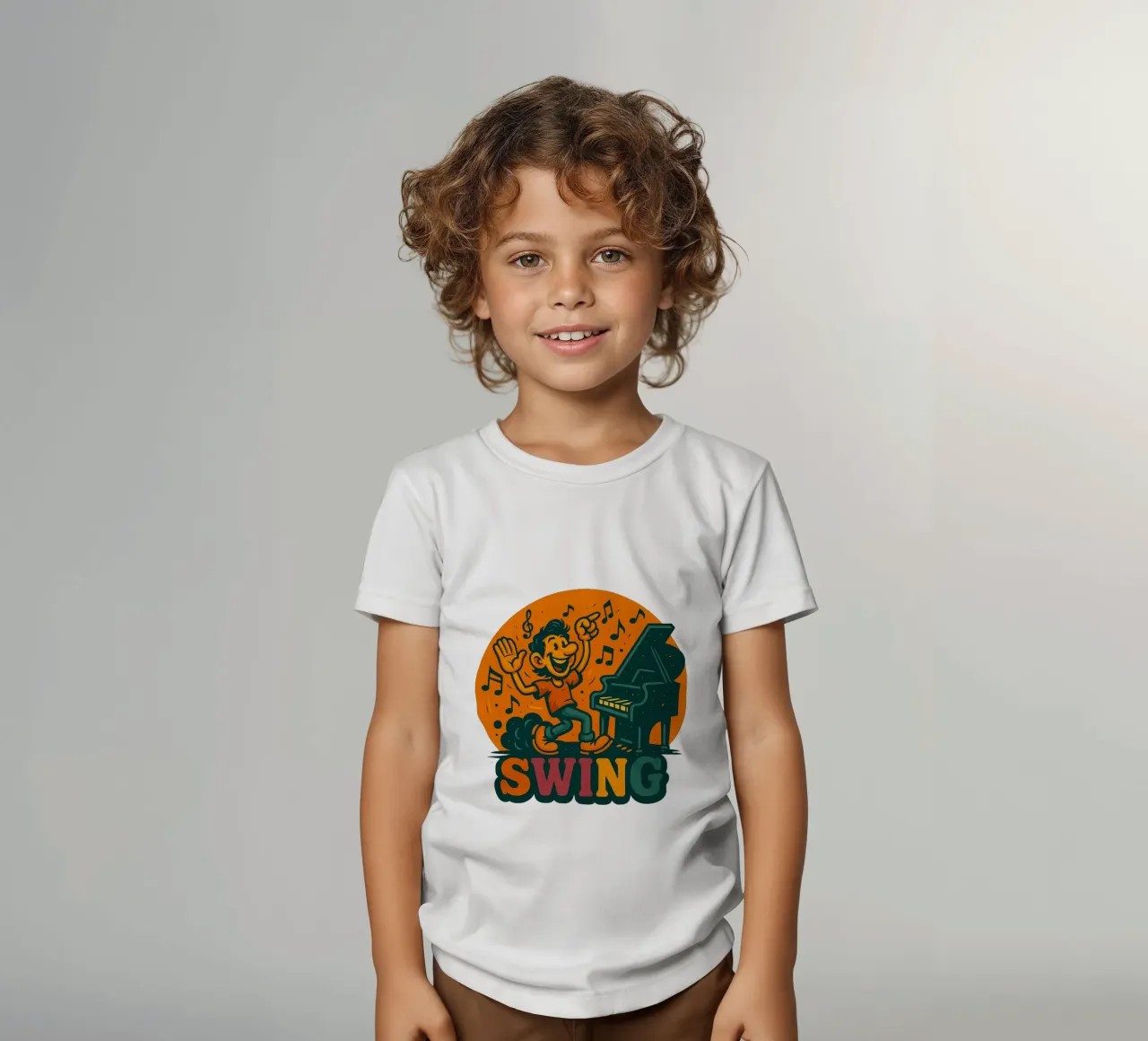 SWING ... t-shirt bambini da Vintage Van Gogh