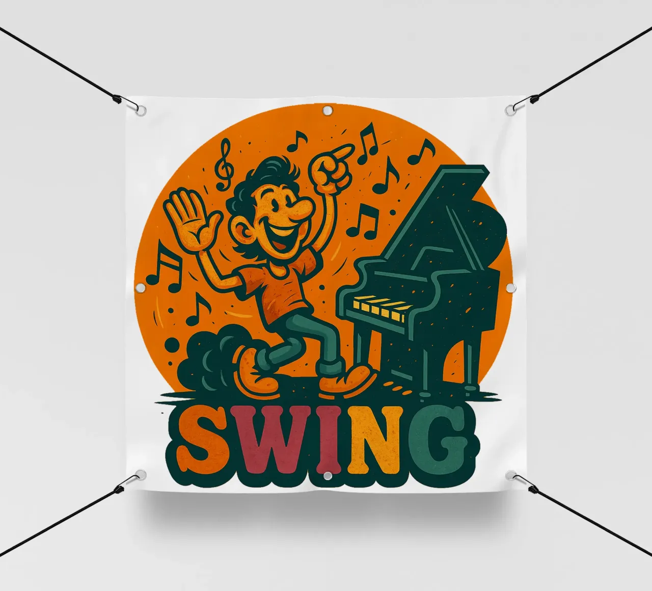 SWING ... telo in pvc da Vintage Van Gogh