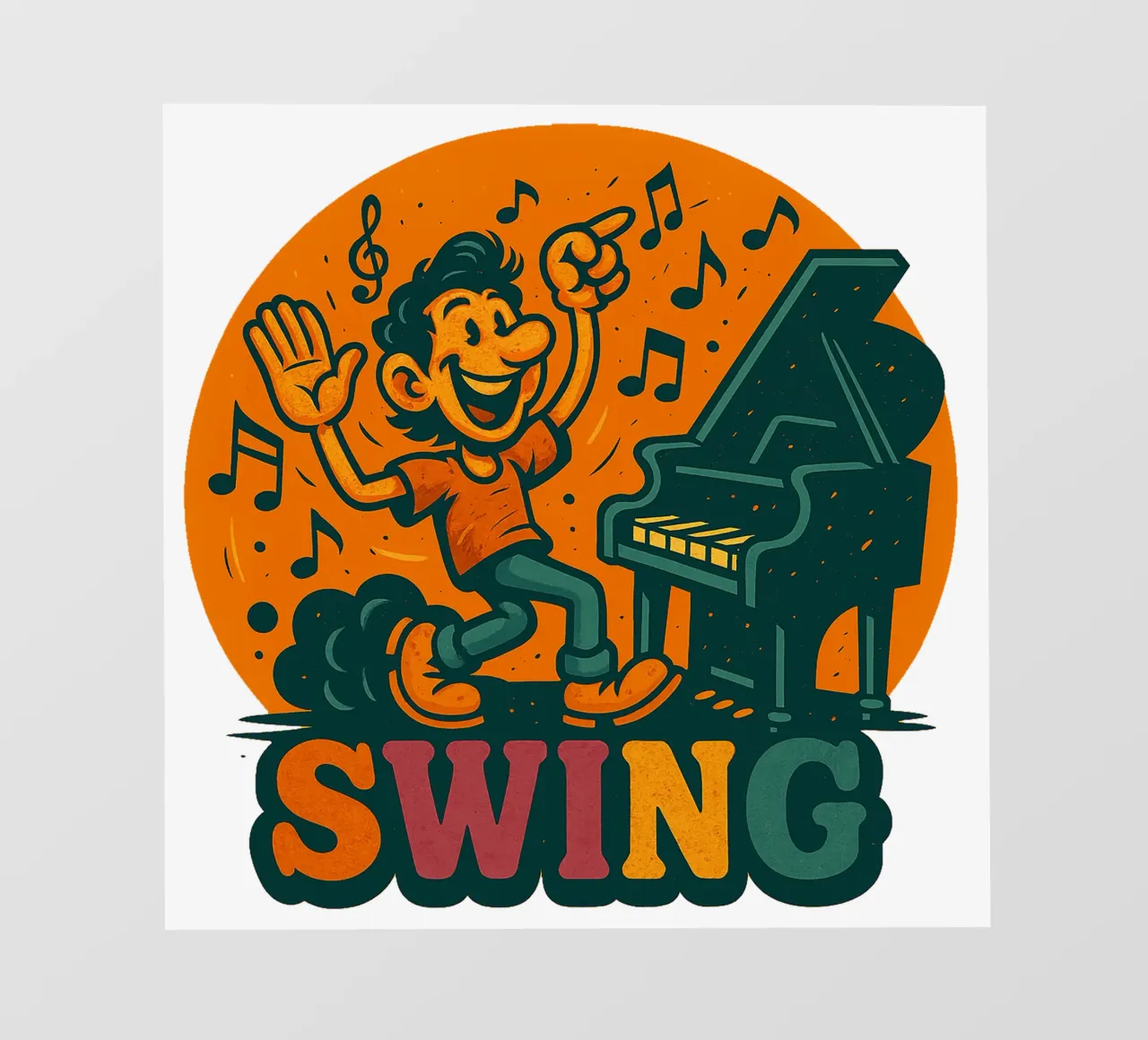 SWING ... telo in pvc da Vintage Van Gogh