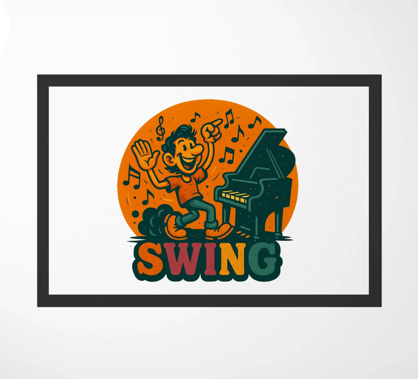 SWING ... deurmat van Vintage Van Gogh