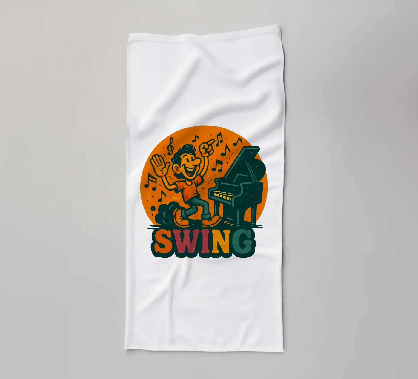 SWING ... towel by Vintage Van Gogh