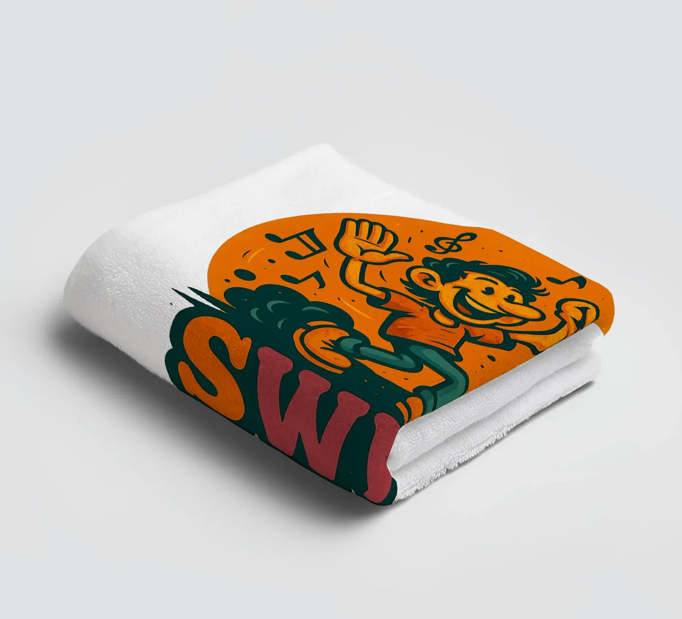 SWING ... towel by Vintage Van Gogh