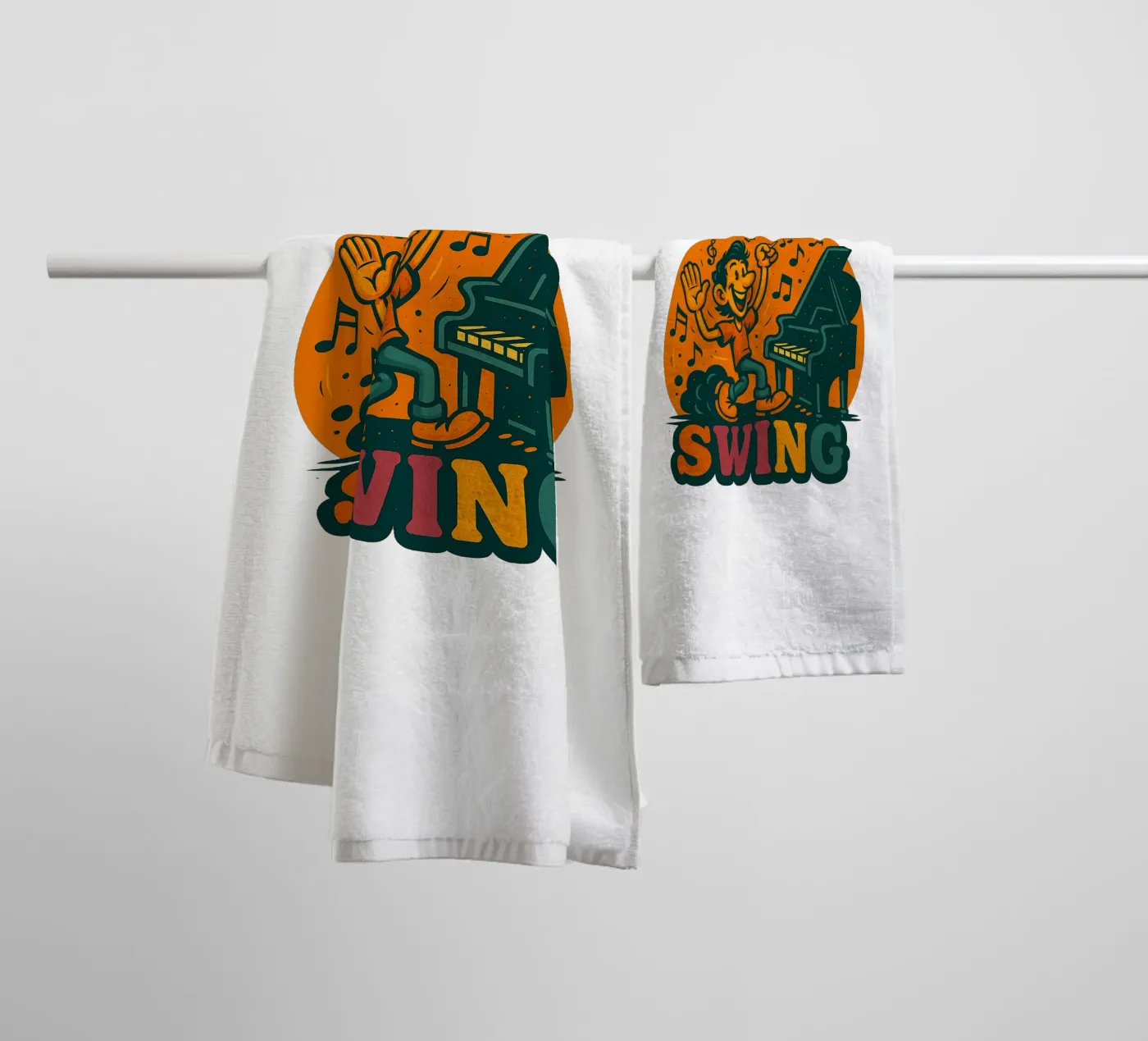 SWING ... towel by Vintage Van Gogh