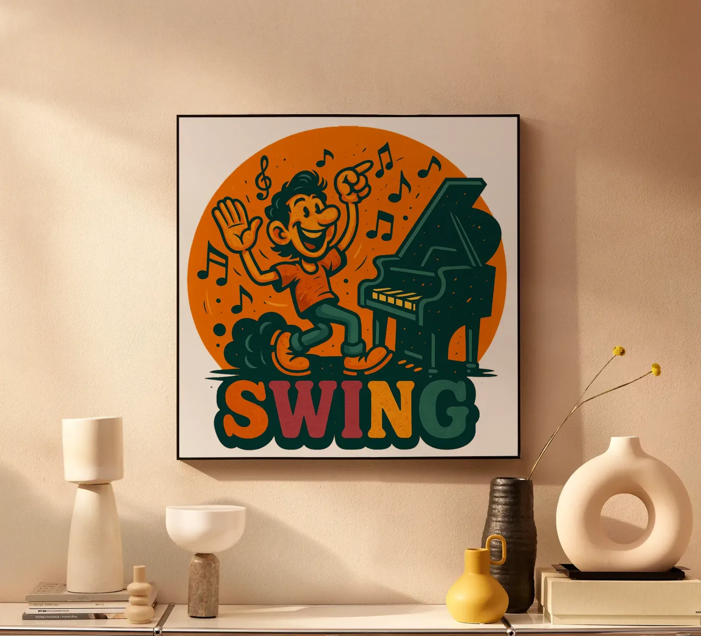 SWING ... alluminio dibond da Vintage Van Gogh