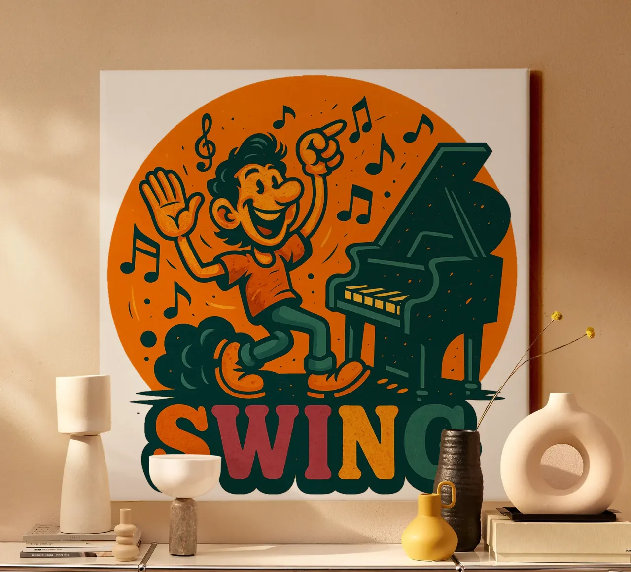 SWING ... canvas van Vintage Van Gogh