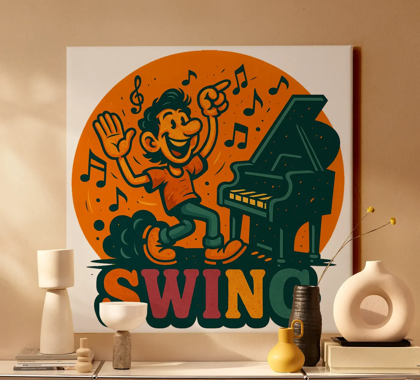 SWING ... canvas van Vintage Van Gogh