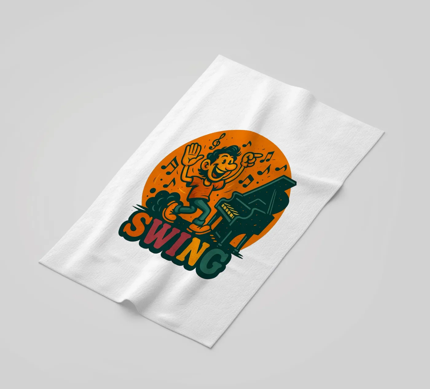 SWING ... strandhanddoek van Vintage Van Gogh
