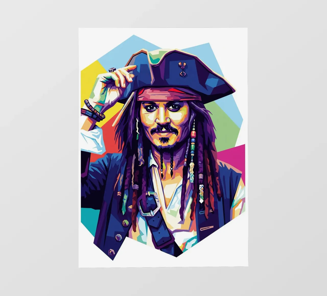 Jack Sparrow - Johnny Depp #7 pellicola backlit da Hantamrata