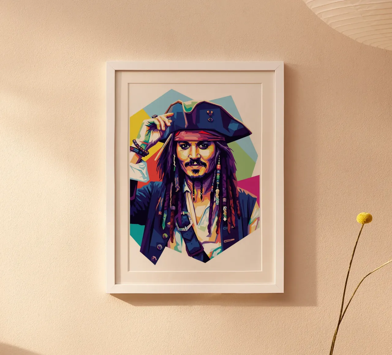 Jack Sparrow - Johnny Depp #7 poster da Hantamrata