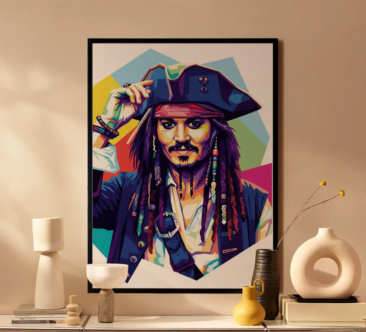 Jack Sparrow - Johnny Depp #7 poster da Hantamrata