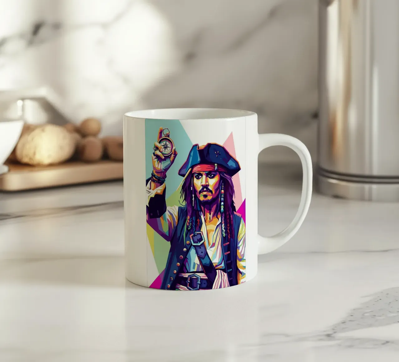 Jack Sparrow - Johnny Depp #8 tazza in ceramica da Hantamrata