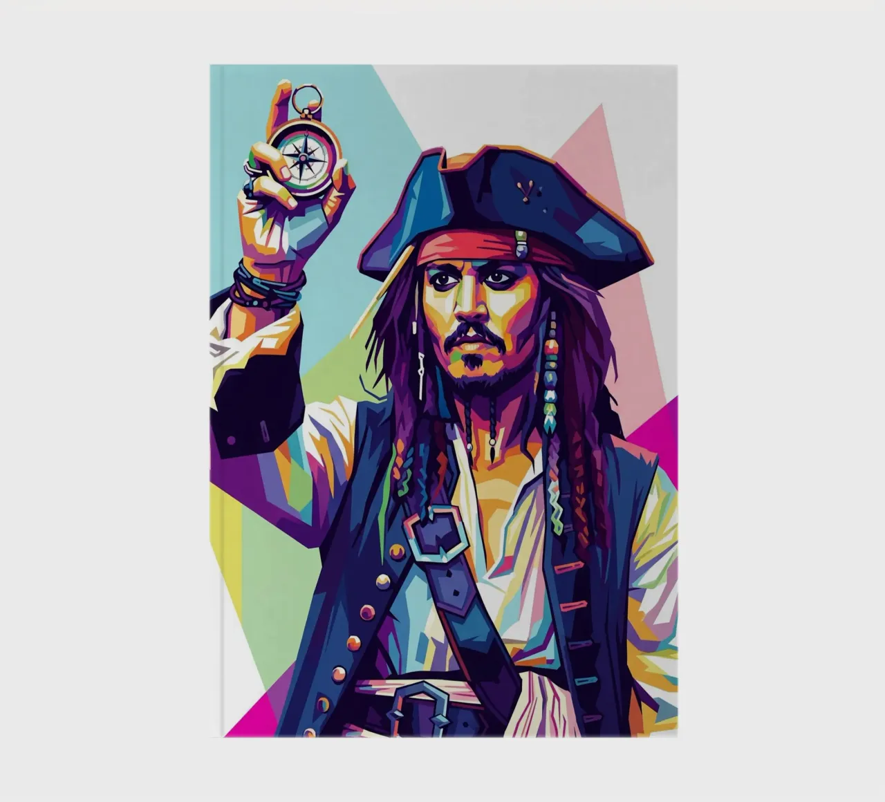 Jack Sparrow - Johnny Depp #8 notebook by Hantamrata