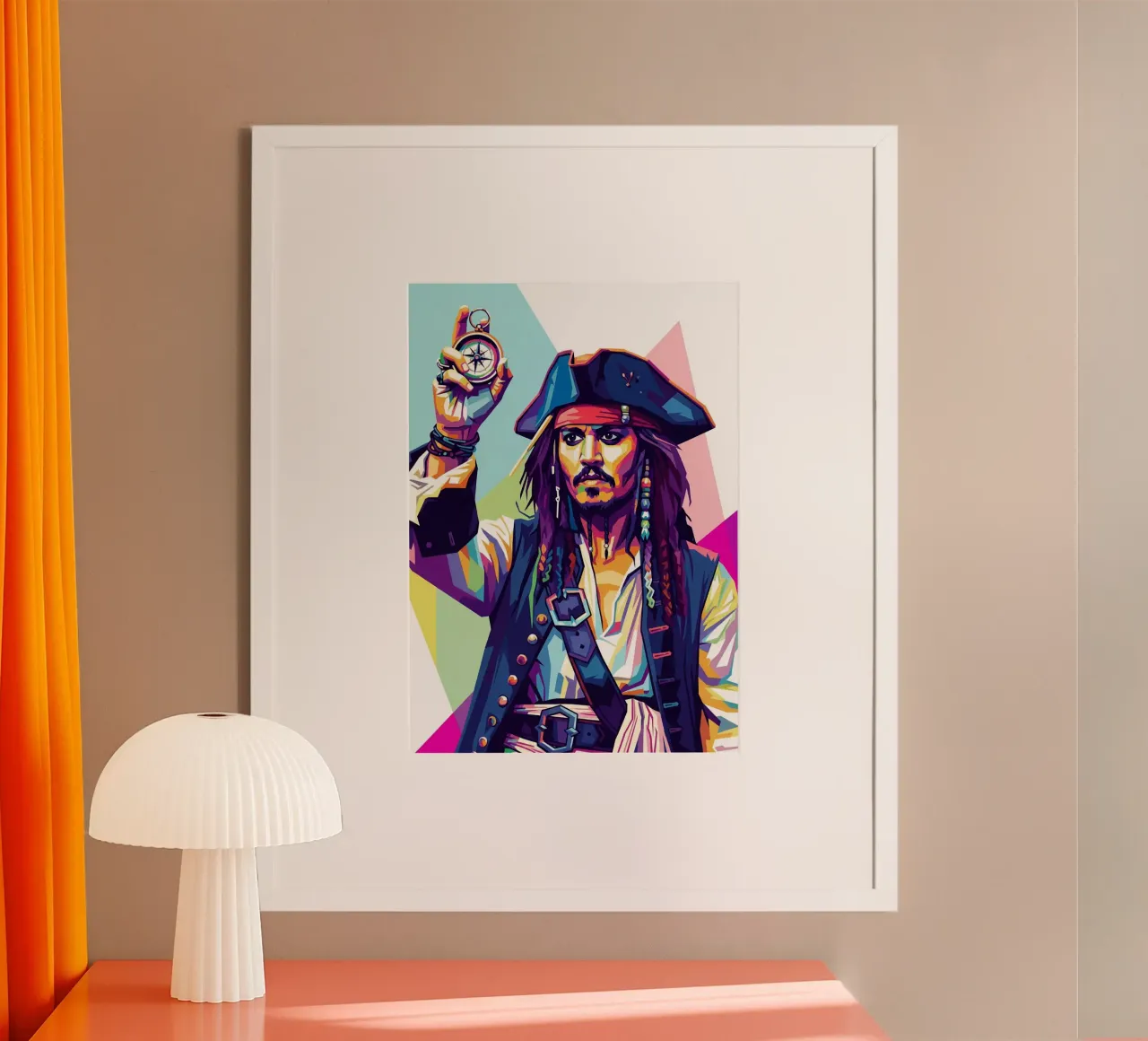 Jack Sparrow - Johnny Depp #8 poster da Hantamrata