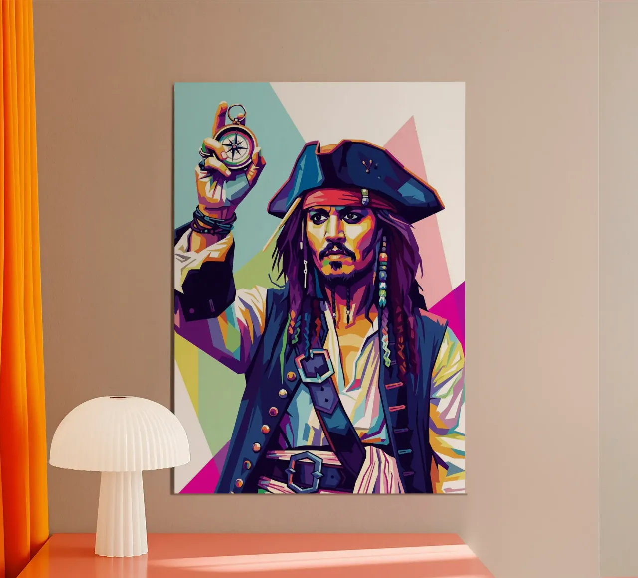 Jack Sparrow - Johnny Depp #8 poster da Hantamrata