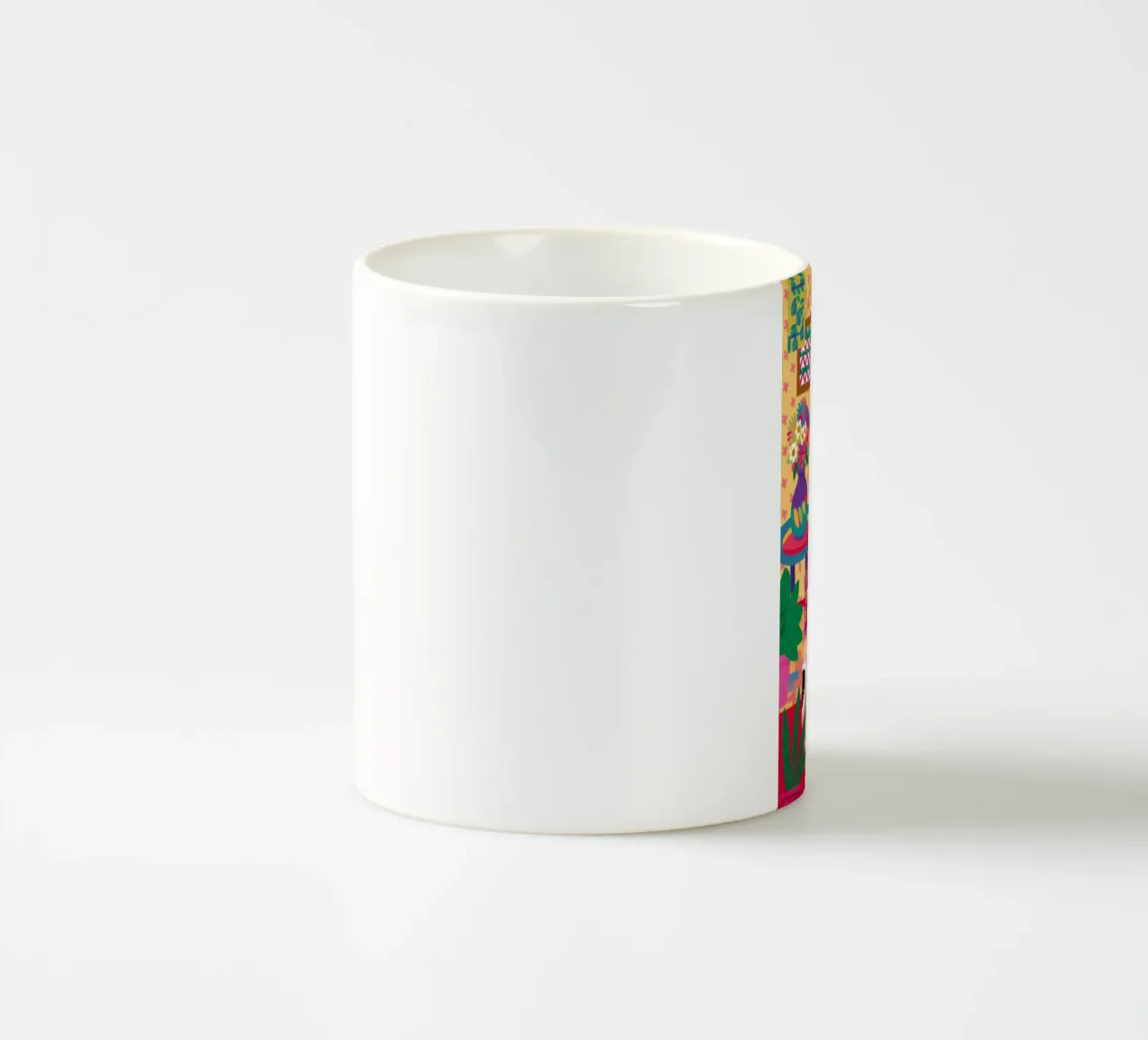 Vita notturna della ragazza di città tazza in ceramica da Irish Strokes