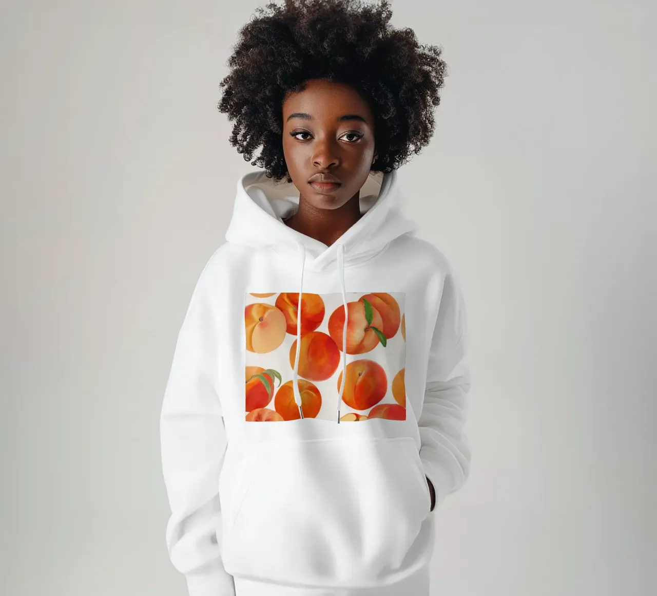 Nettarine felpa con cappuccio da Asha Designs