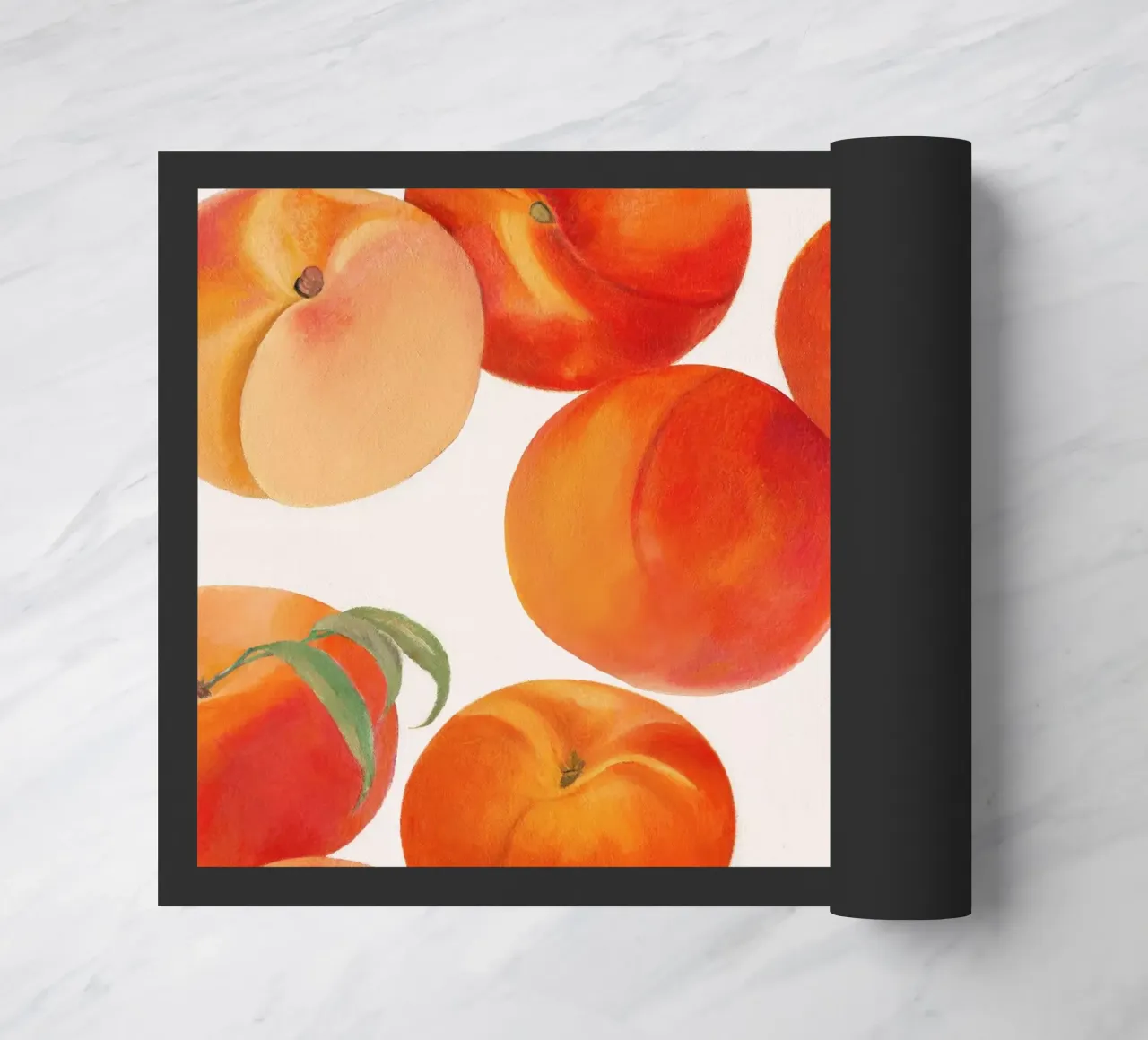 Nectarines doormat by Asha Designs