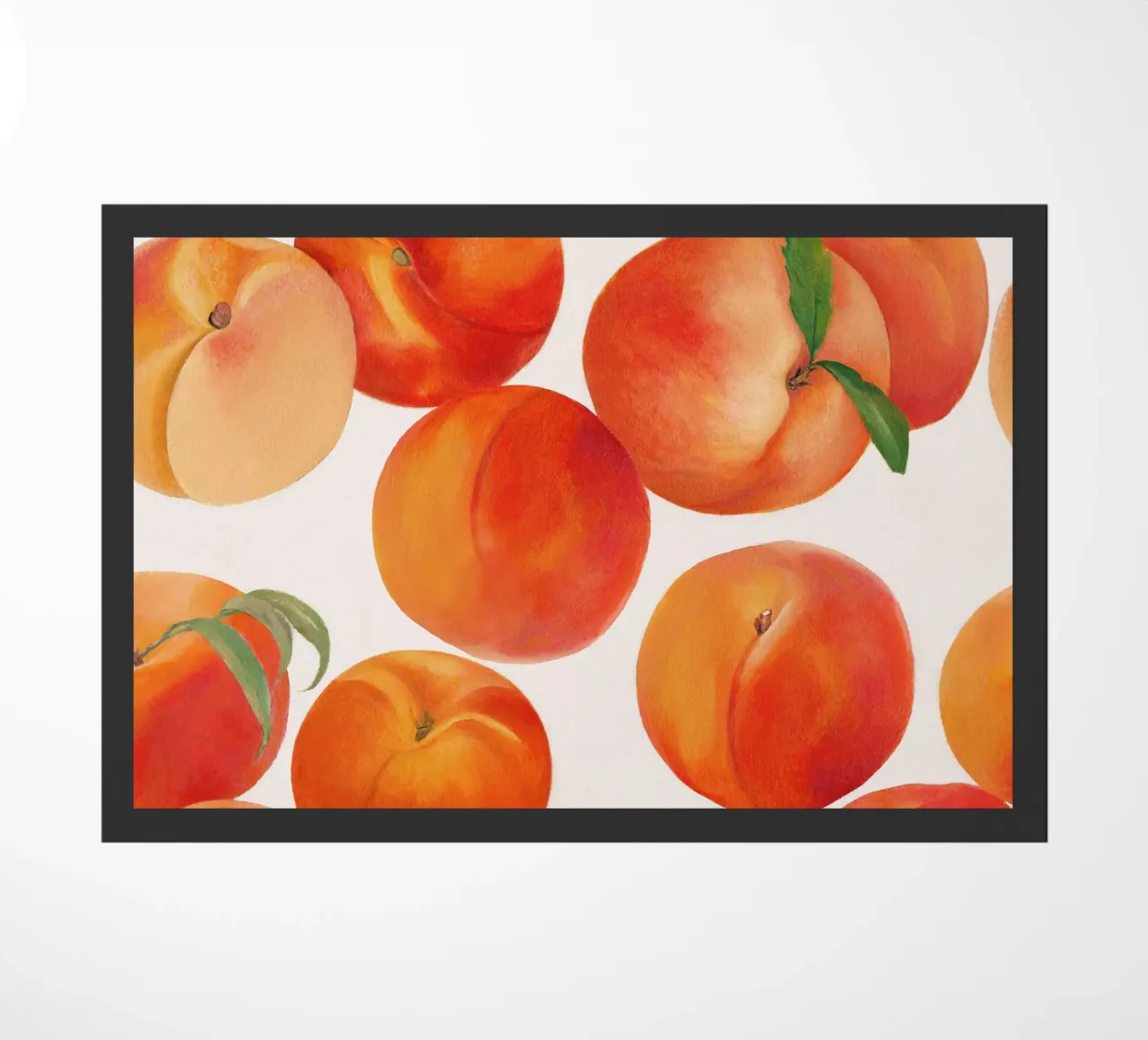 Nectarines doormat by Asha Designs