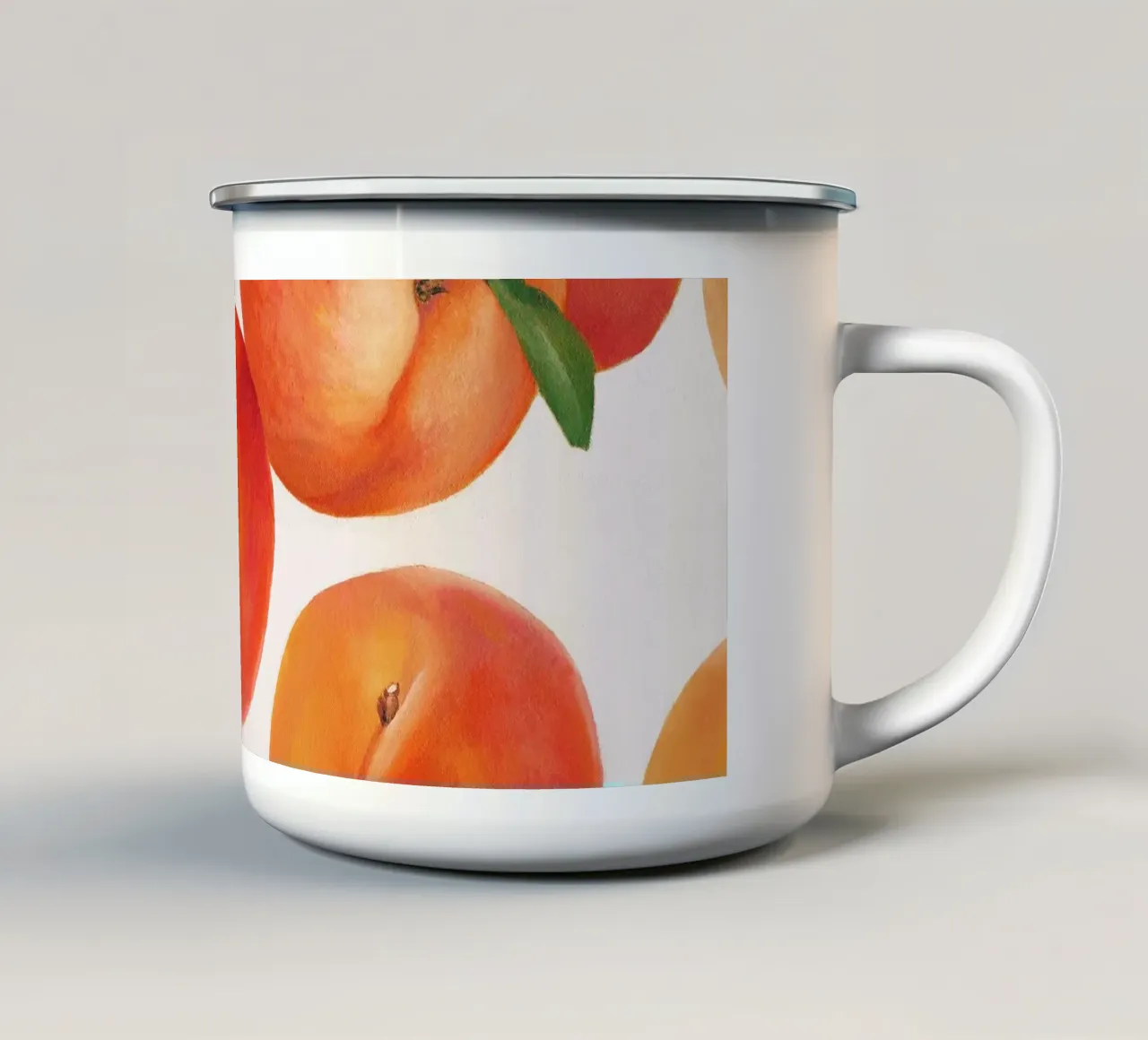 Nettarine tazza in smalto da Asha Designs