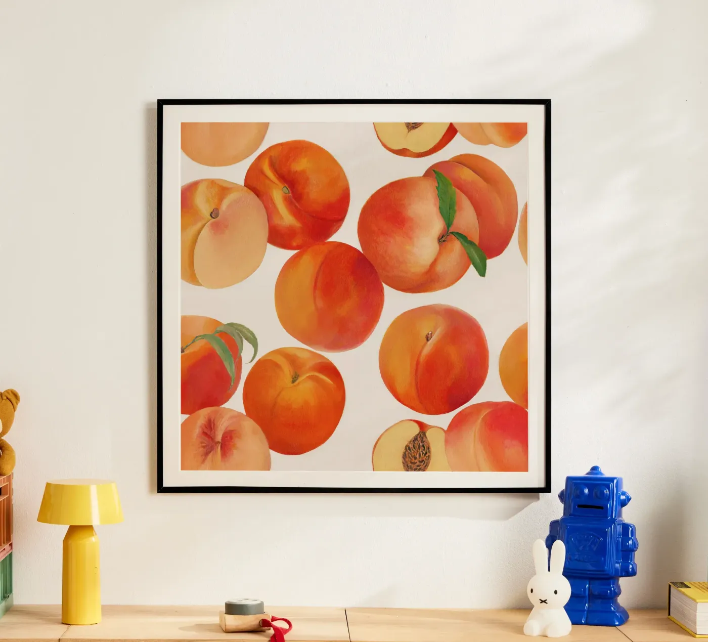 Nectarines poster da Asha Designs