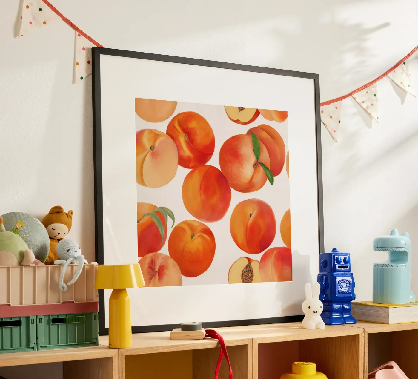 Nectarines poster da Asha Designs