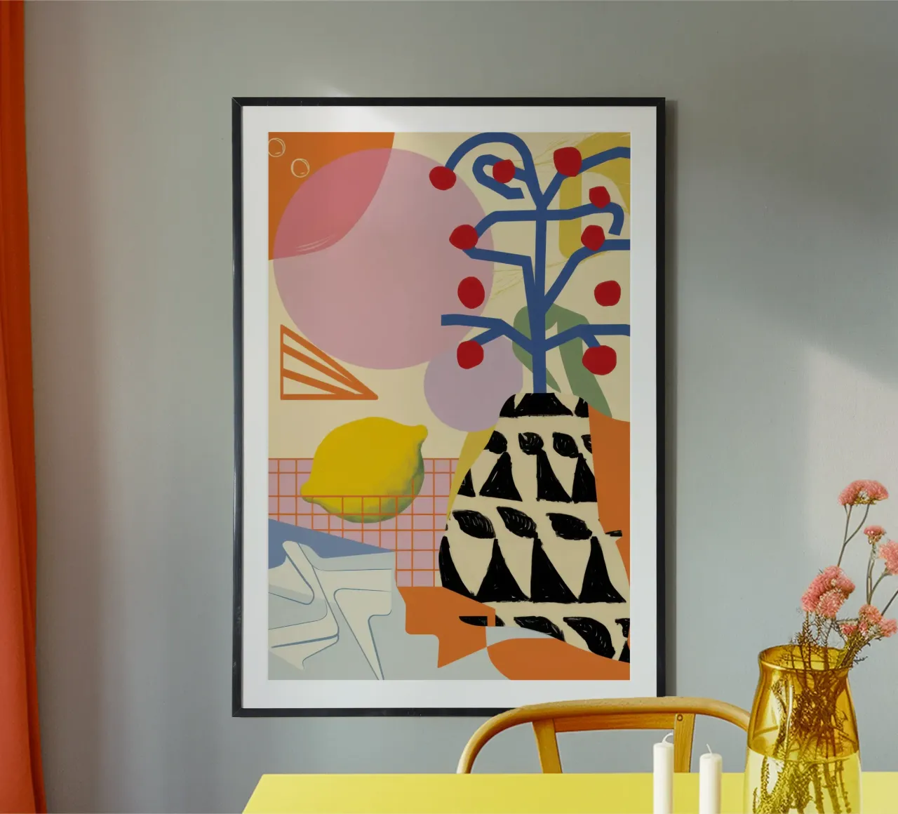 Limone e Dama poster da Irish Strokes