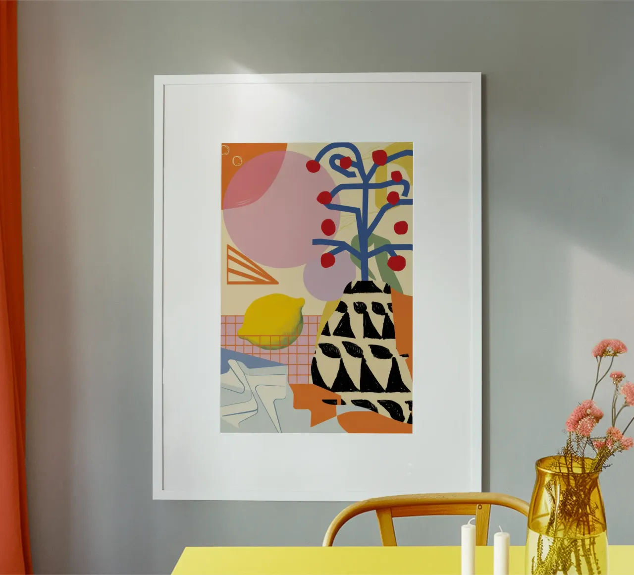 Limone e Dama poster da Irish Strokes