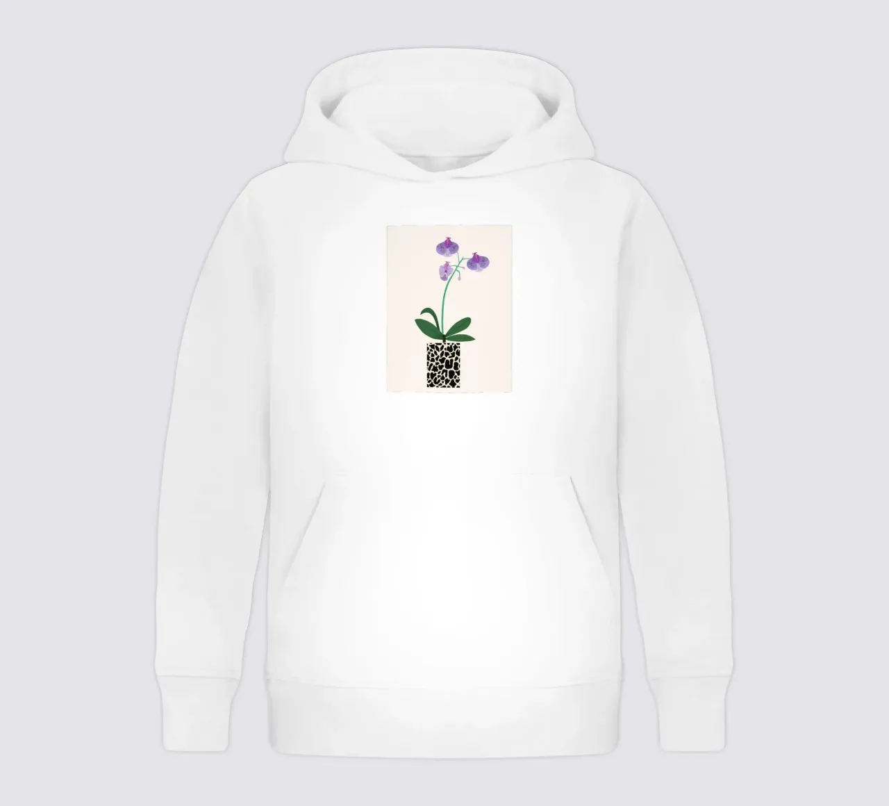 Orchidee felpa bambino con cappuccio da Asha Designs