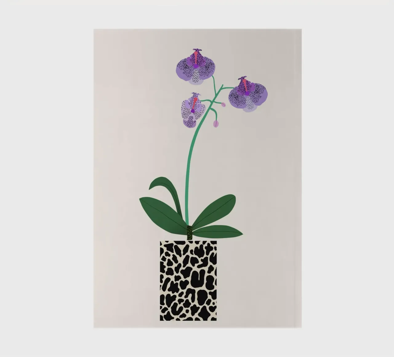 Orchids notebook by Asha Designs