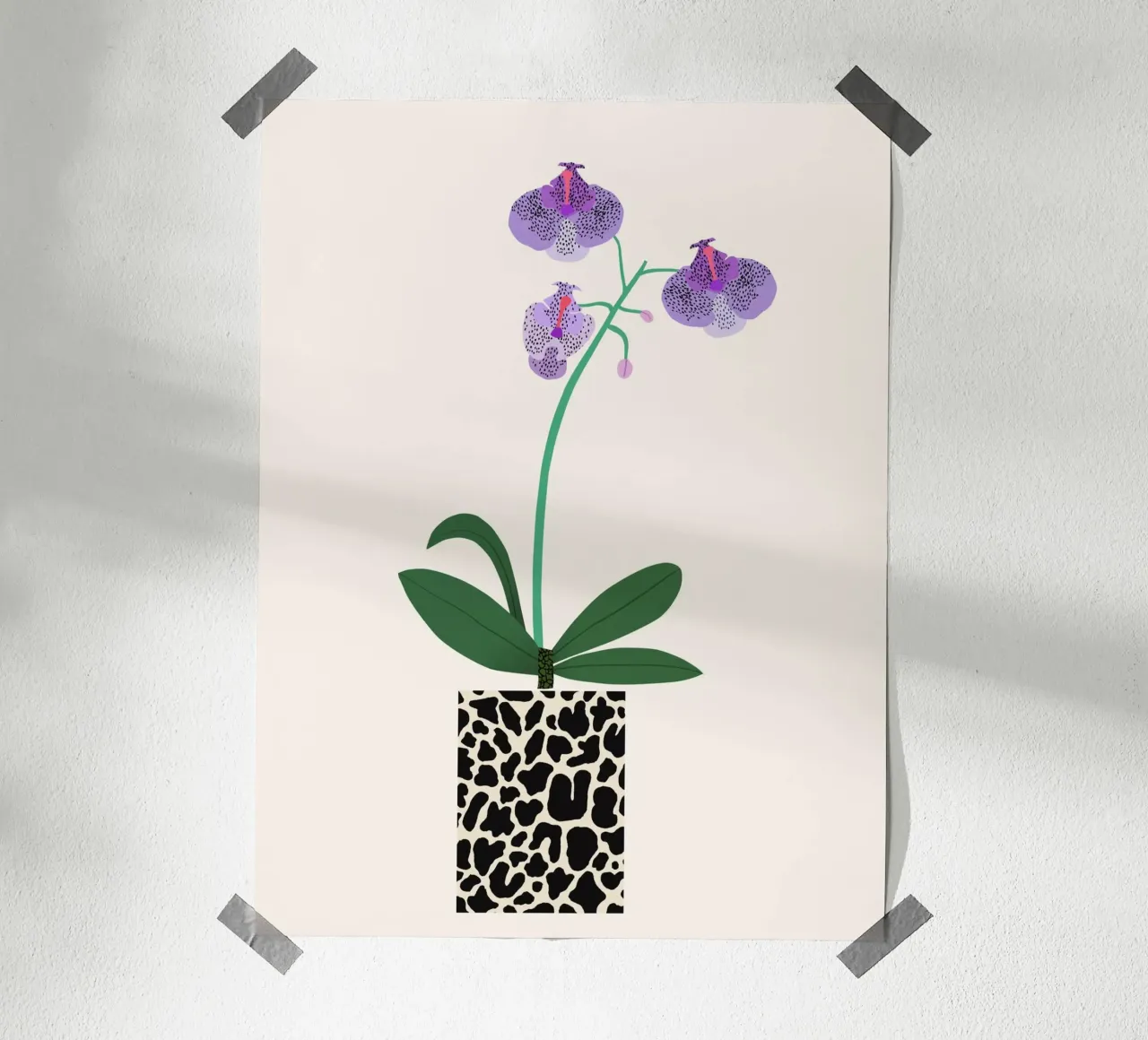 Orchidee poster da Asha Designs