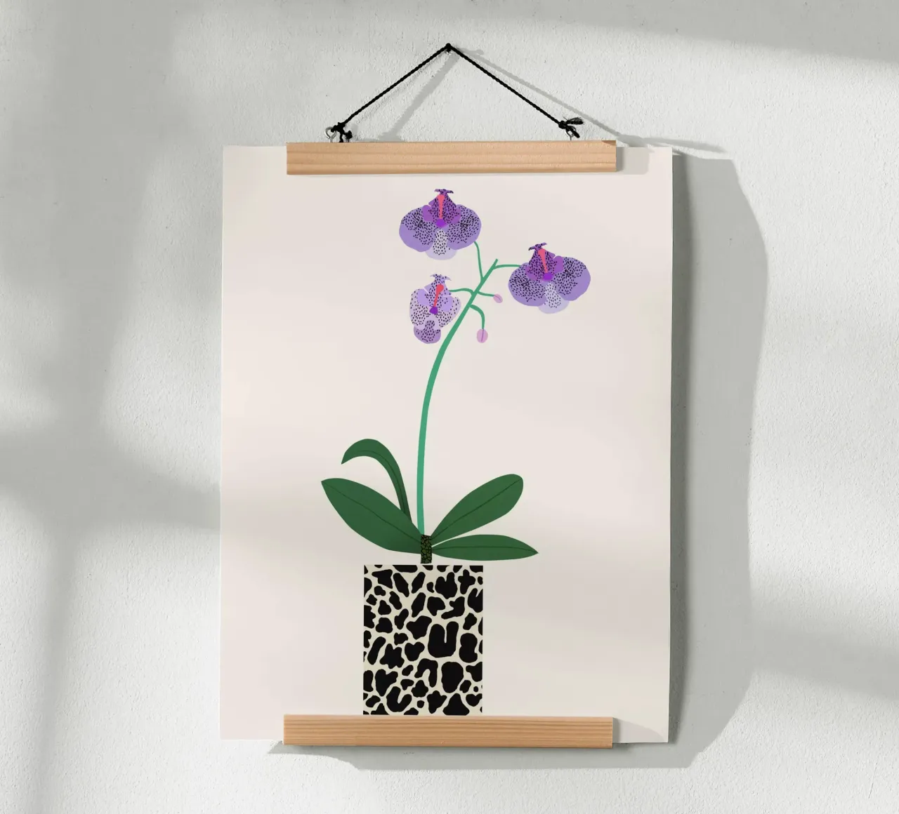 Orchidee poster da Asha Designs