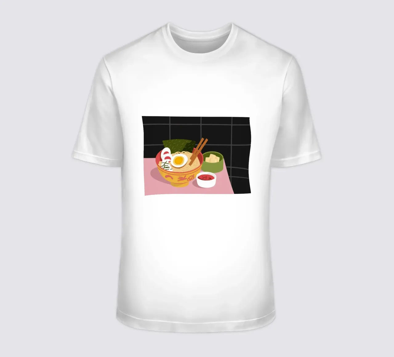 Un'accogliente ciotola di ramen t-shirt da Luna Aura