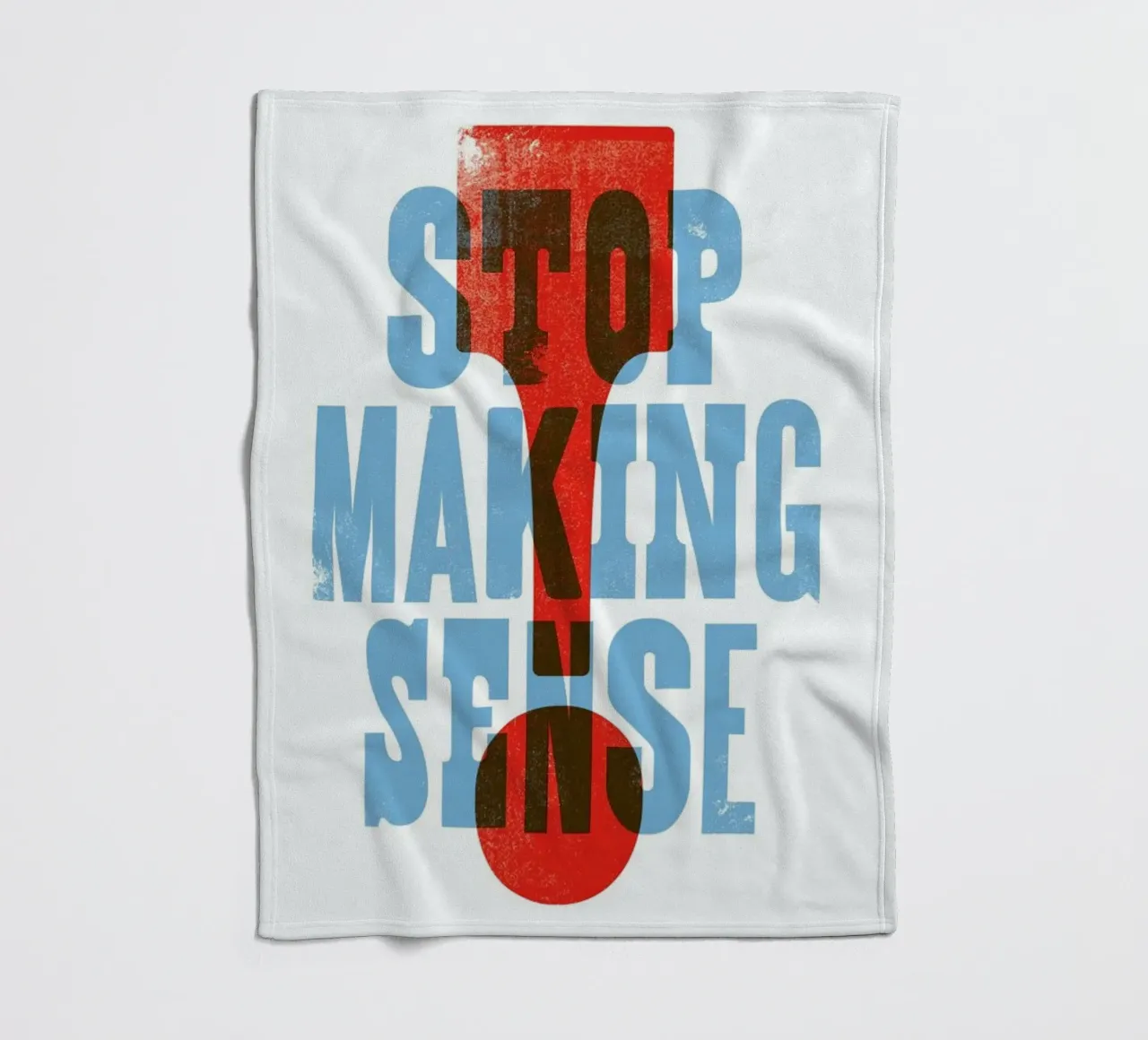 STOP MAKING SENSE coperta in pile da The Indoor Type